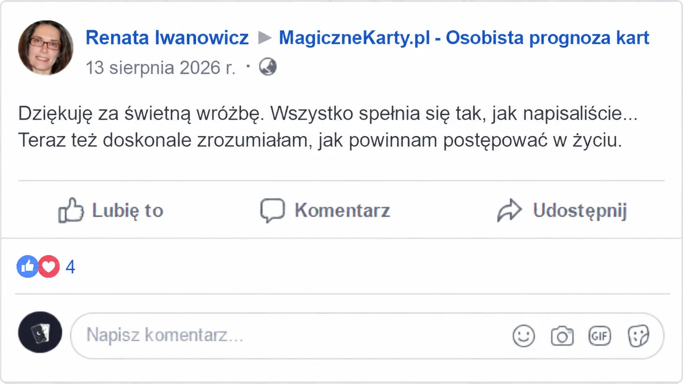 Opinia Renaty o wróżbie